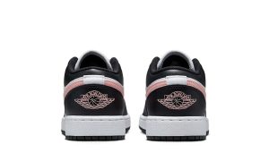 Air Jordan 1 Low White Black Rust Pink (GS)