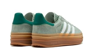 Adidas Gazelle Bold Silver Green Gum (W)