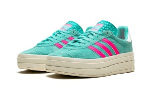 Adidas Gazelle Bold Flash Aqua Lucid Pink (W)