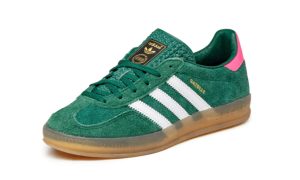 Adidas Gazelle Indoor Collegiate Green Lucid Pink (W)