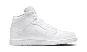 Air Jordan 1 Mid Triple White