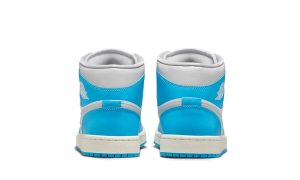 Air Jordan 1 Mid Dark Powder Blue White Sail Neutral Grey (W)