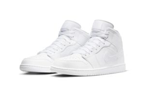 Air Jordan 1 Mid Triple White