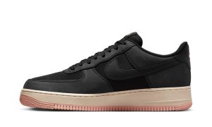 Nike Air Force 1 Low ’07 LX Black Red Stardust