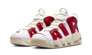 Nike Air More Uptempo White Red Sail (W)