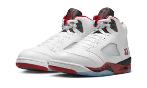 Air Jordan 5 Retro Fire Red Black Tongue (2025)