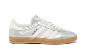 Adidas Gazelle Indoor Silver Metallic Core White