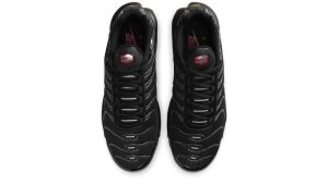 Nike Air Max Plus Black University Red Metallic Silver