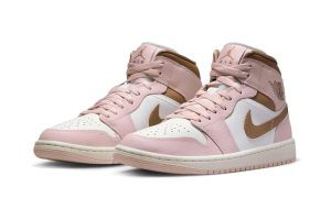 Air Jordan 1 Mid Pink Oxford Brown (W)