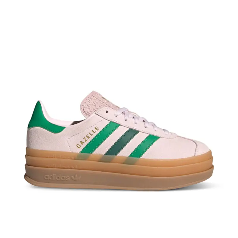 Adidas Gazelle Bold Almost Pink Court Green Gold Metallic (GS)