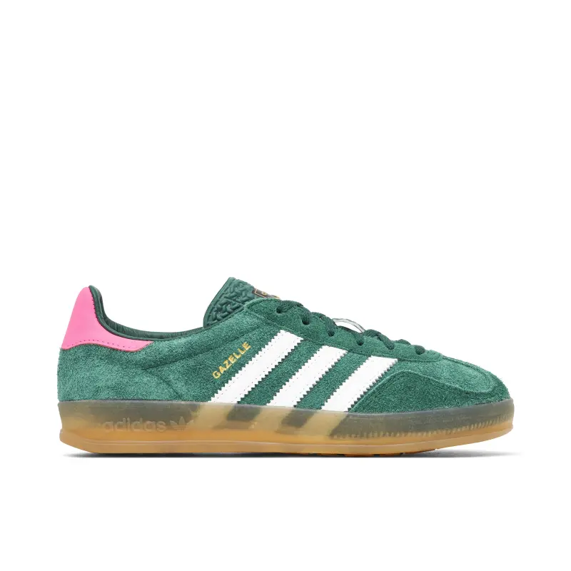 Adidas Gazelle Indoor Collegiate Green Pink (Womens)
