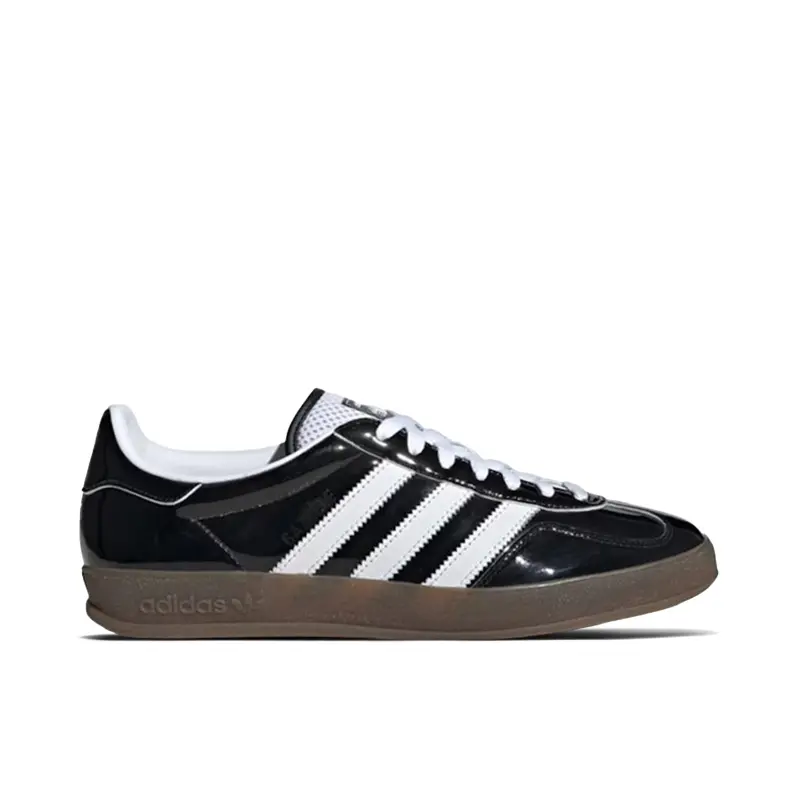 Adidas Gazelle Indoor Core Black Patent Leather