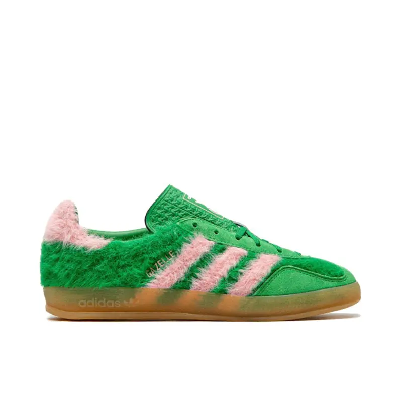 Adidas Gazelle Indoor Green Glow Pink (Womens)