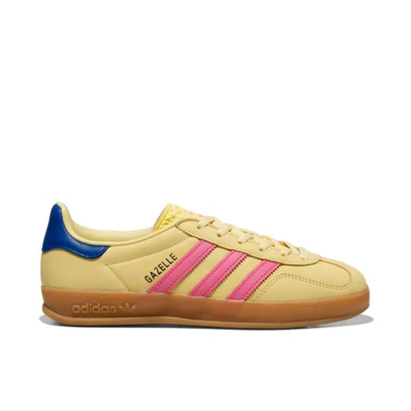 Adidas Gazelle Indoor Powder Yellow Lucid Pink Royal (Womens)