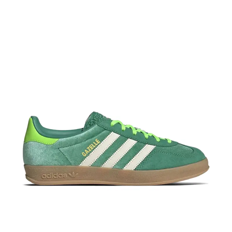 Adidas Gazelle Indoor Semi Court Green Velvet (Womens)