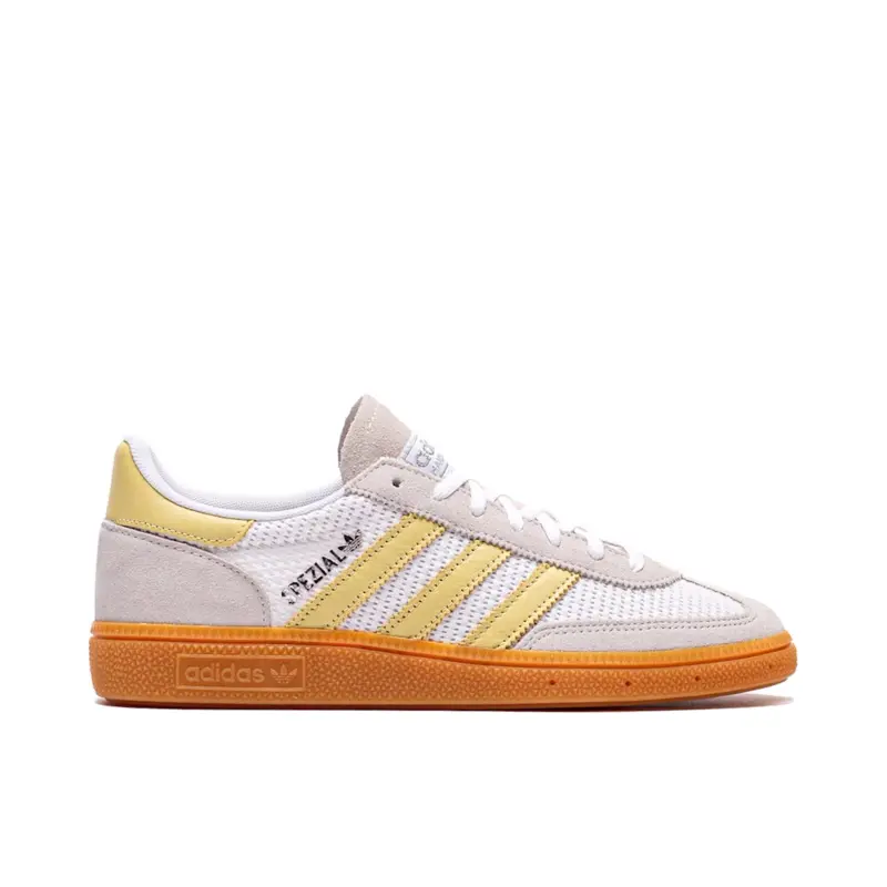 Adidas Handball Spezial White Powder Yellow (Womens)