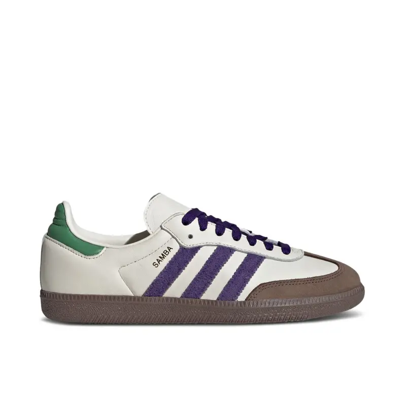 Adidas Samba OG Off White Core Purple Green Brown (Womens)