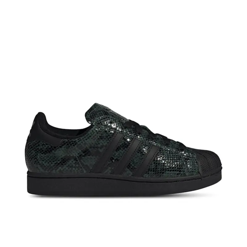 Adidas Superstar II Collegiate Green Snakeskin (Womens)