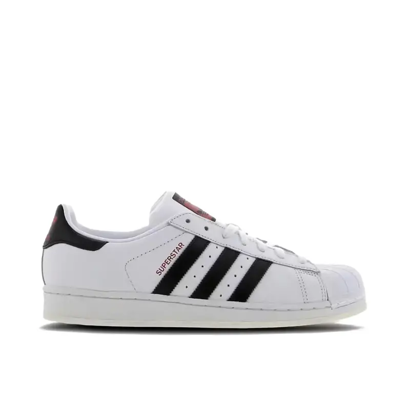 Adidas Superstar White Red Black