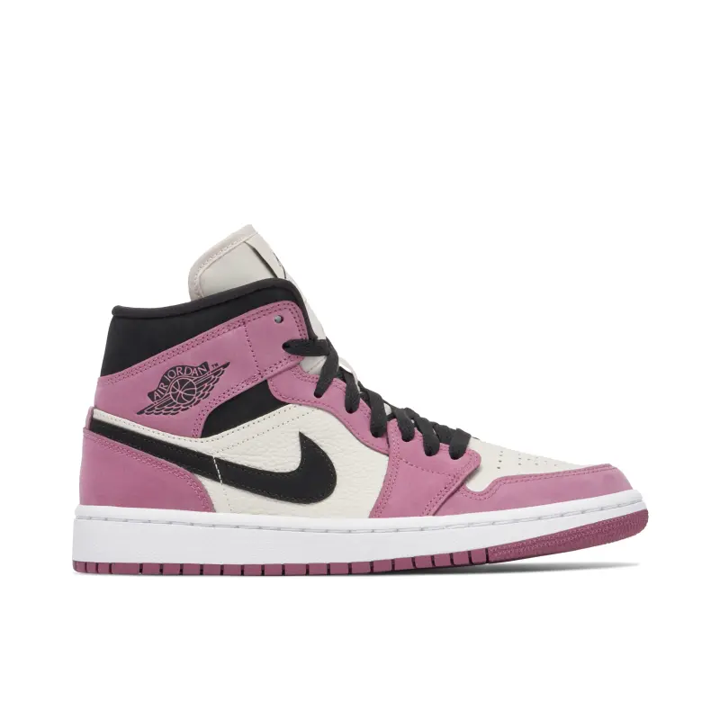 Air Jordan 1 Mid Berry Pink (W)
