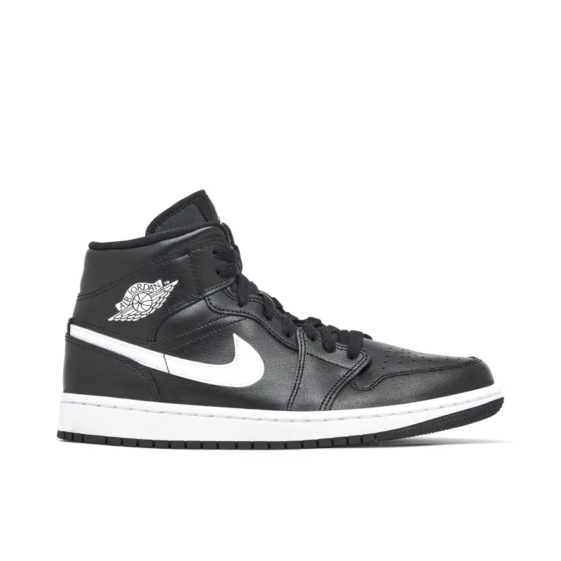 Air Jordan 1 Mid Black White (W)
