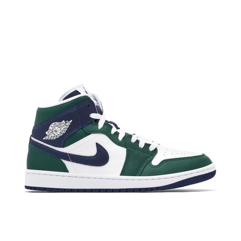 Air Jordan 1 Mid SE White Navy Green (W)
