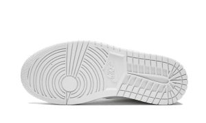 Air Jordan 1 Mid Triple White Patent Leather (W)