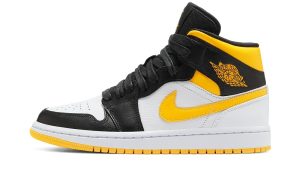 Air Jordan 1 Mid Laser Orange Black (W)
