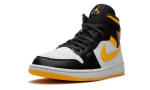 Air Jordan 1 Mid Laser Orange Black (W)