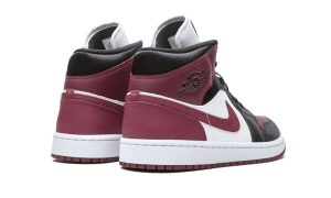 Air Jordan 1 Mid SE Black Dark Beetroot (W)