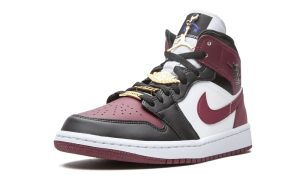 Air Jordan 1 Mid SE Black Dark Beetroot (W)