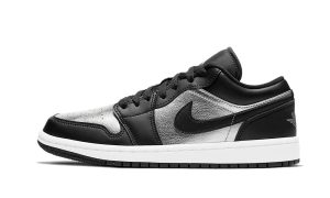 Air Jordan 1 Low SE Black Metallic Silver (W)