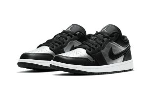 Air Jordan 1 Low SE Black Metallic Silver (W)