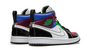 Air Jordan 1 Mid SE Black White Multi-Color (W)