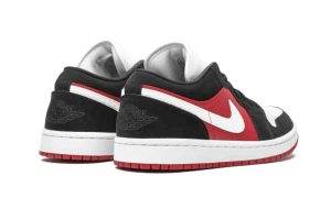 Air Jordan 1 Low Black White Gym Red (W)
