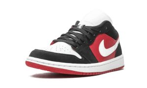 Air Jordan 1 Low Black White Gym Red (W)