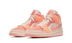 Air Jordan 1 Mid Apricot Orange Terra Blush (W)