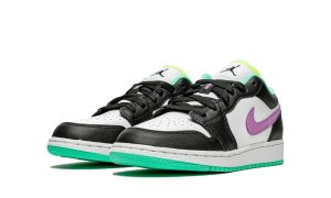 Air Jordan 1 Low Black White Purple (GS)