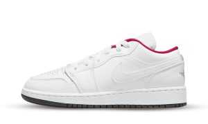 Air Jordan 1 Low White Gym Red Black (GS)