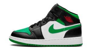 Air Jordan 1 Mid Green Toe (GS)