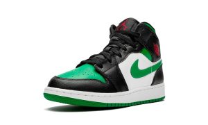 Air Jordan 1 Mid Green Toe (GS)