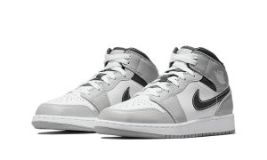 Air Jordan 1 Mid Light Smoke Grey Anthracite (GS)