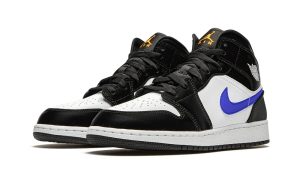 Air Jordan 1 Mid Black Racer Blue (GS)