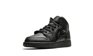 Air Jordan 1 Mid Triple Black (GS)