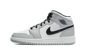 Air Jordan 1 Mid Light Smoke Grey (GS)