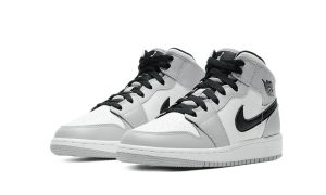 Air Jordan 1 Mid Light Smoke Grey (GS)