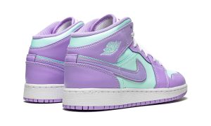 Air Jordan 1 Mid Purple Aqua (GS)