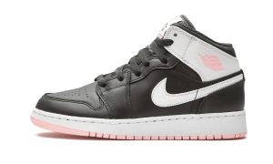 Air Jordan 1 Mid Black Arctic Pink (GS)