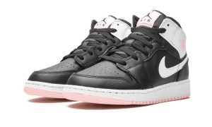 Air Jordan 1 Mid Black Arctic Pink (GS)