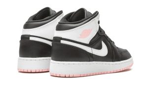 Air Jordan 1 Mid Black Arctic Pink (GS)